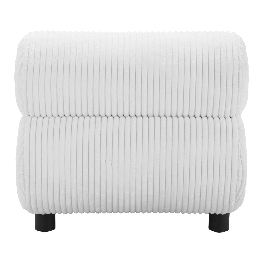Corduroy and Upholstered Side Chair