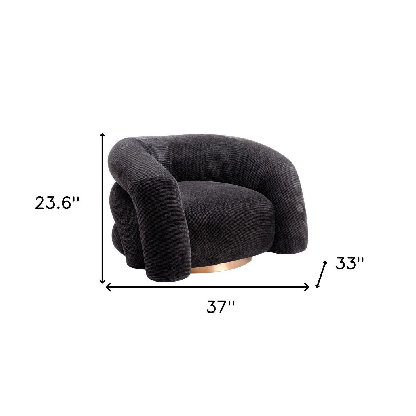 Faux Shearling and Upholstered Arm Chair
