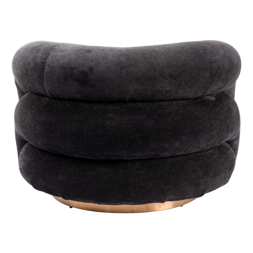 Faux Shearling and Upholstered Arm Chair