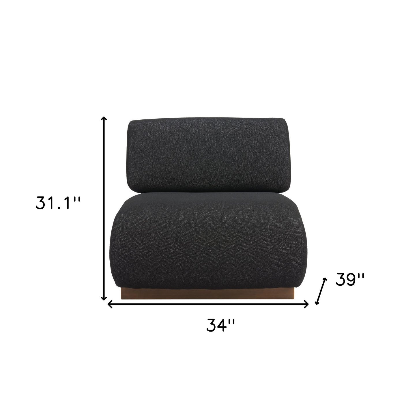 Bronze Fabric and Upholstered Side Chair