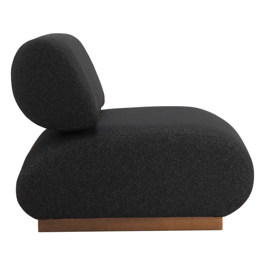 Bronze Fabric and Upholstered Side Chair