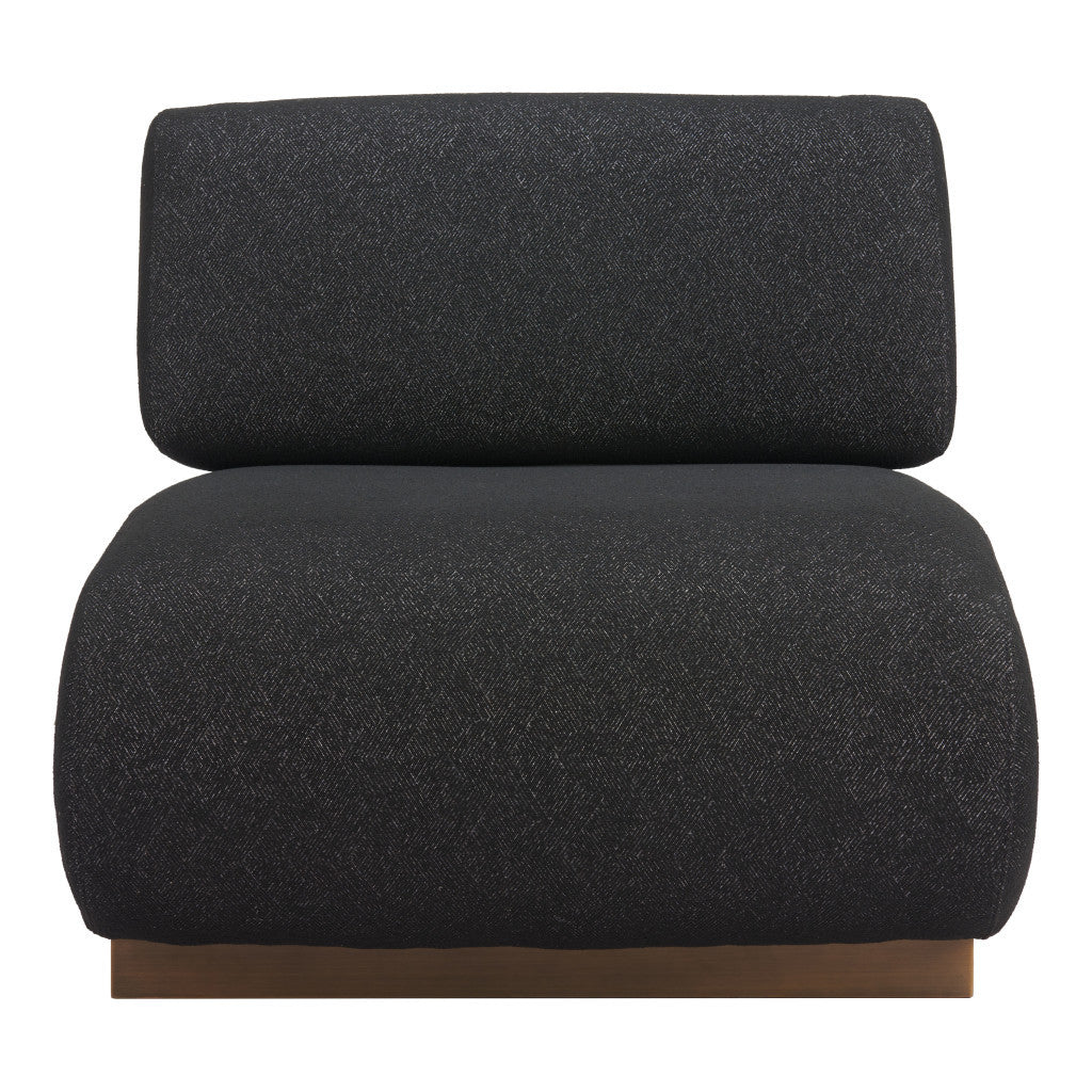 Bronze Fabric and Upholstered Side Chair