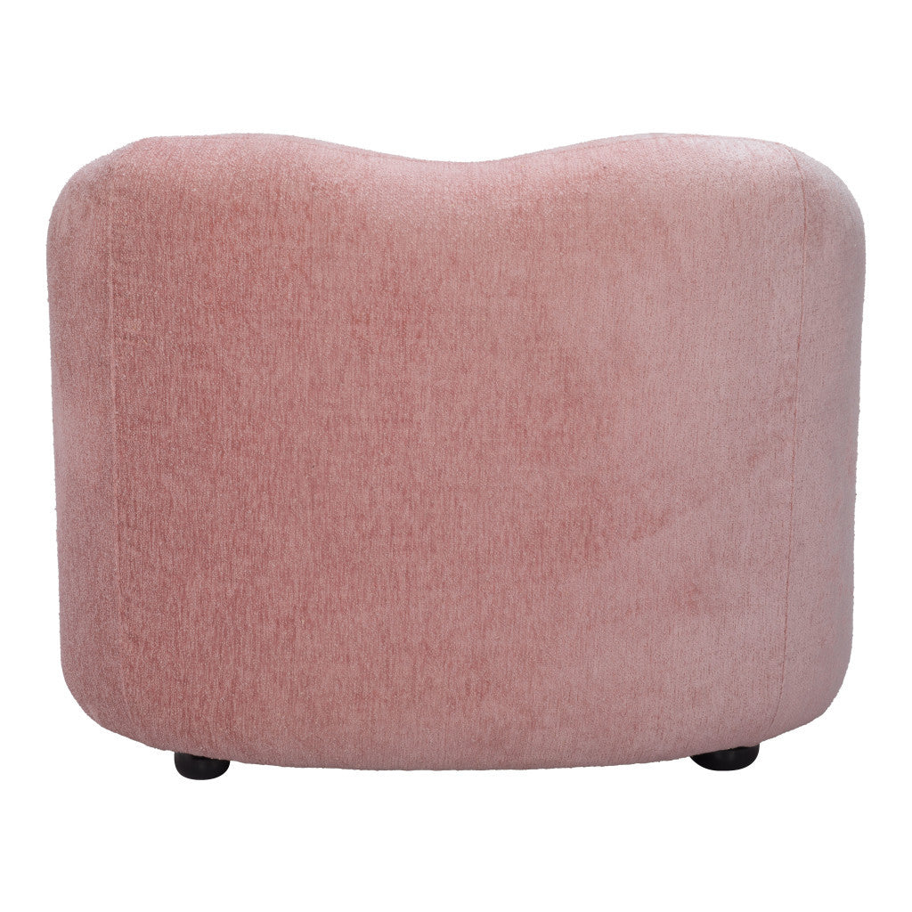 Faux Shearling and Upholstered Arm Chair