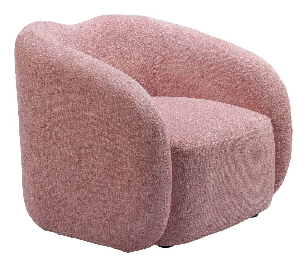 Faux Shearling and Upholstered Arm Chair