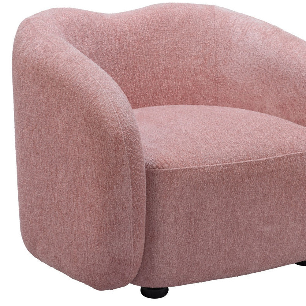 Faux Shearling and Upholstered Arm Chair