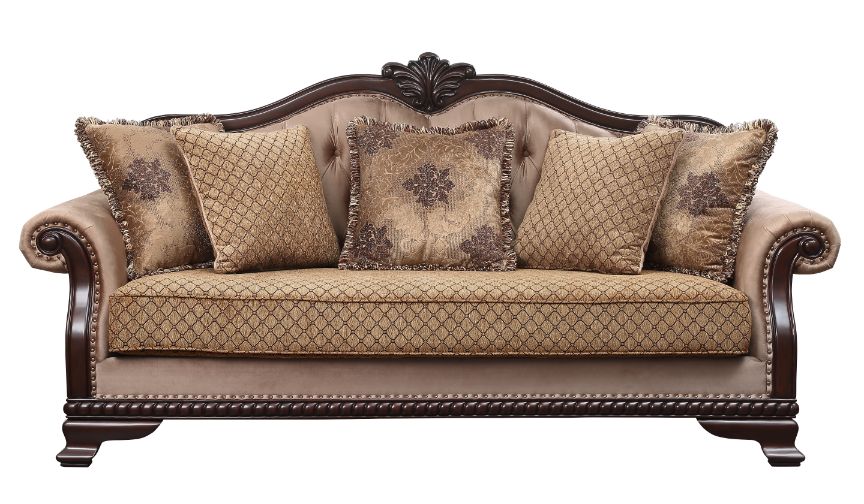 Chateau De Ville Sofa W/5 Pillows