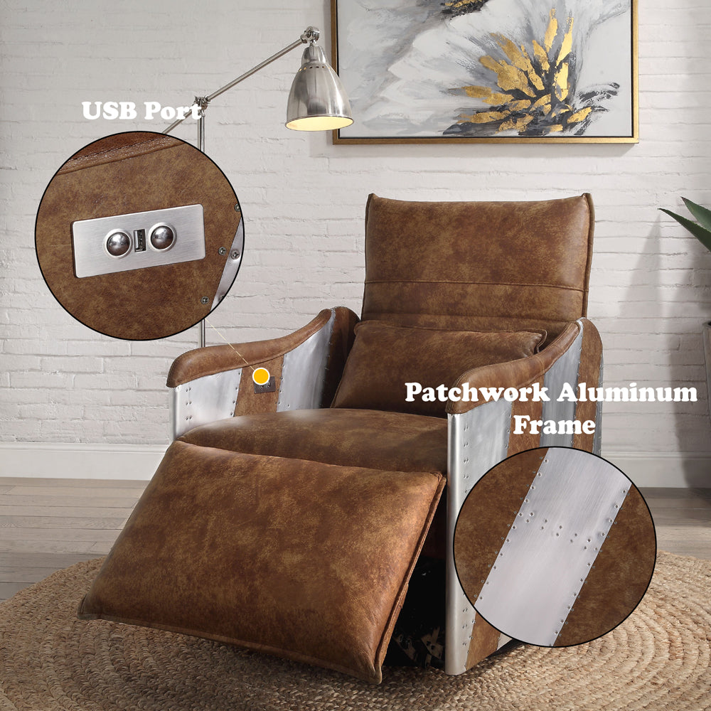 Qalurne Power Motion Recliner W/Swivel
