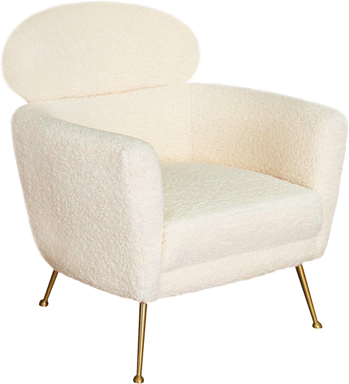 Felice Modern Gold Finish Accent Chair