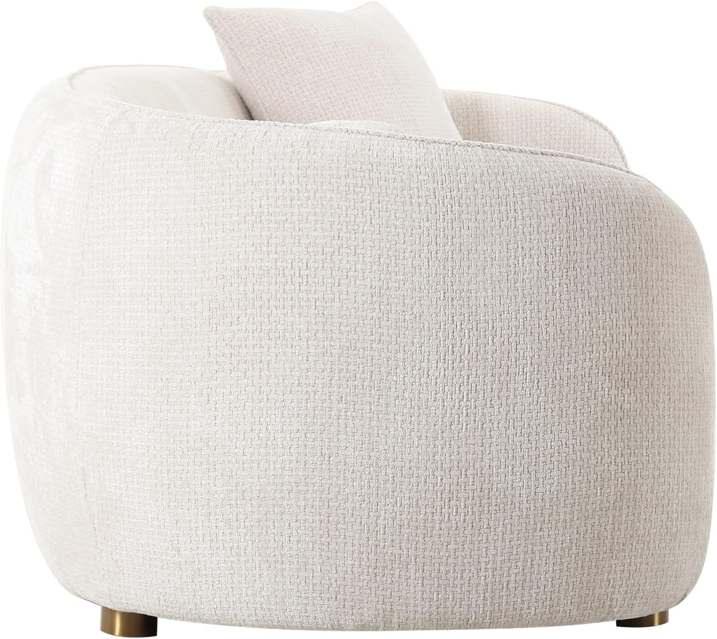 Zarina Upholstered Modern Sofa with 2 Pillows Included, 94.5"