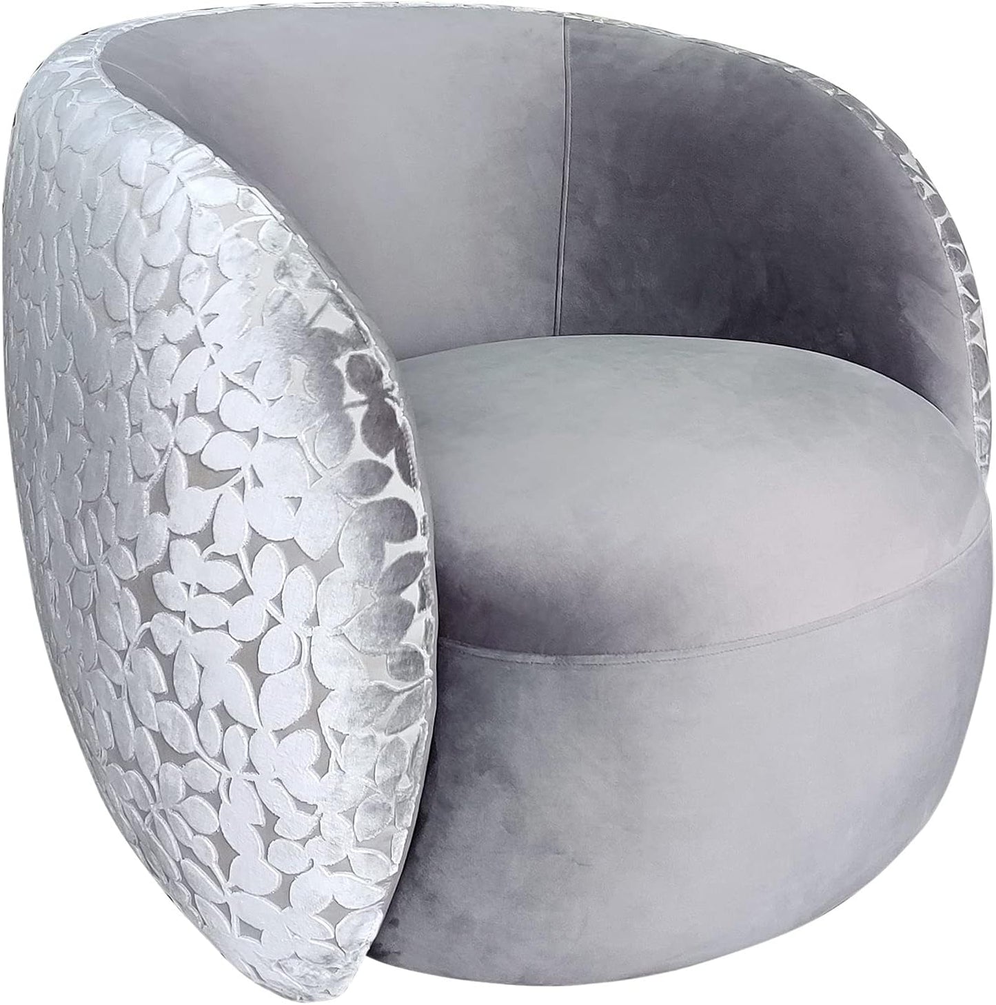 Allure Modern Swivel Base Barrel Chair