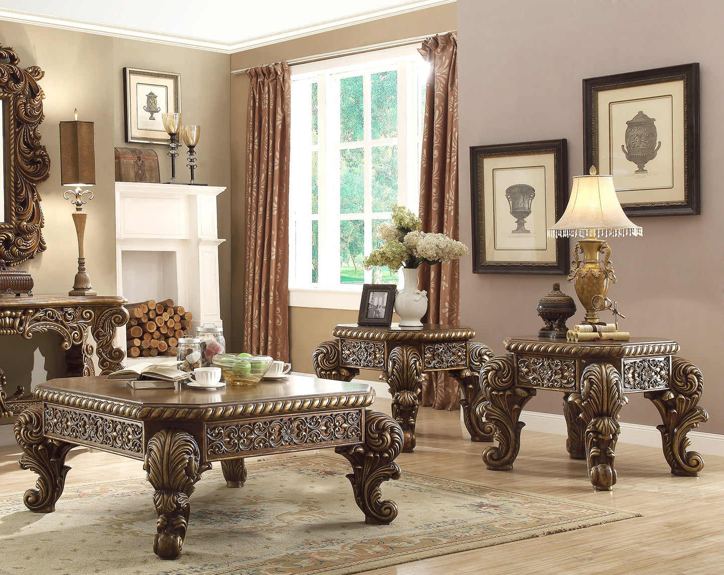 HD-8011 - 3pc Coffee Table Set
