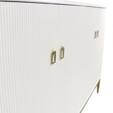 Victoria Ivory Sideboard with Bronze Metal Frame