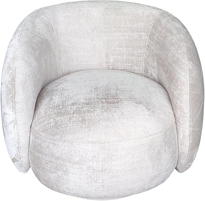 Napoli Modern Swivel Base Barrel Chair