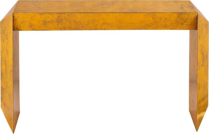 Katya Gold Foil Modern Console Table
