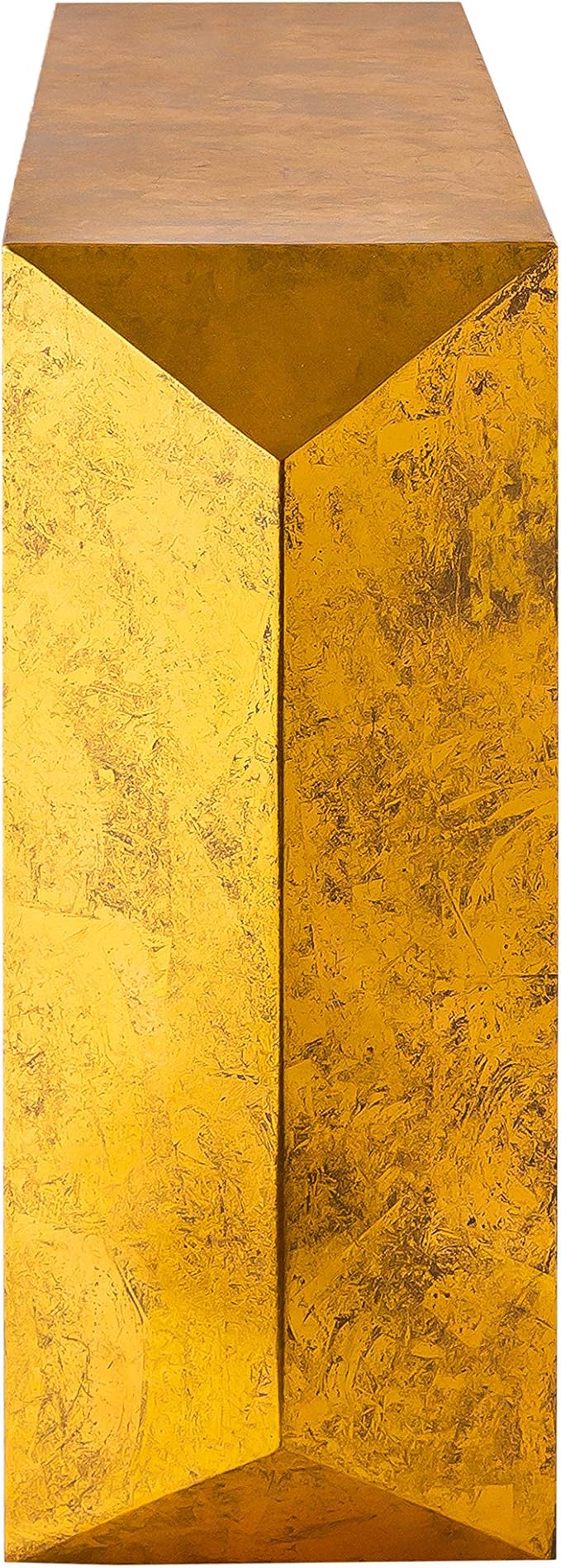 Katya Gold Foil Modern Console Table