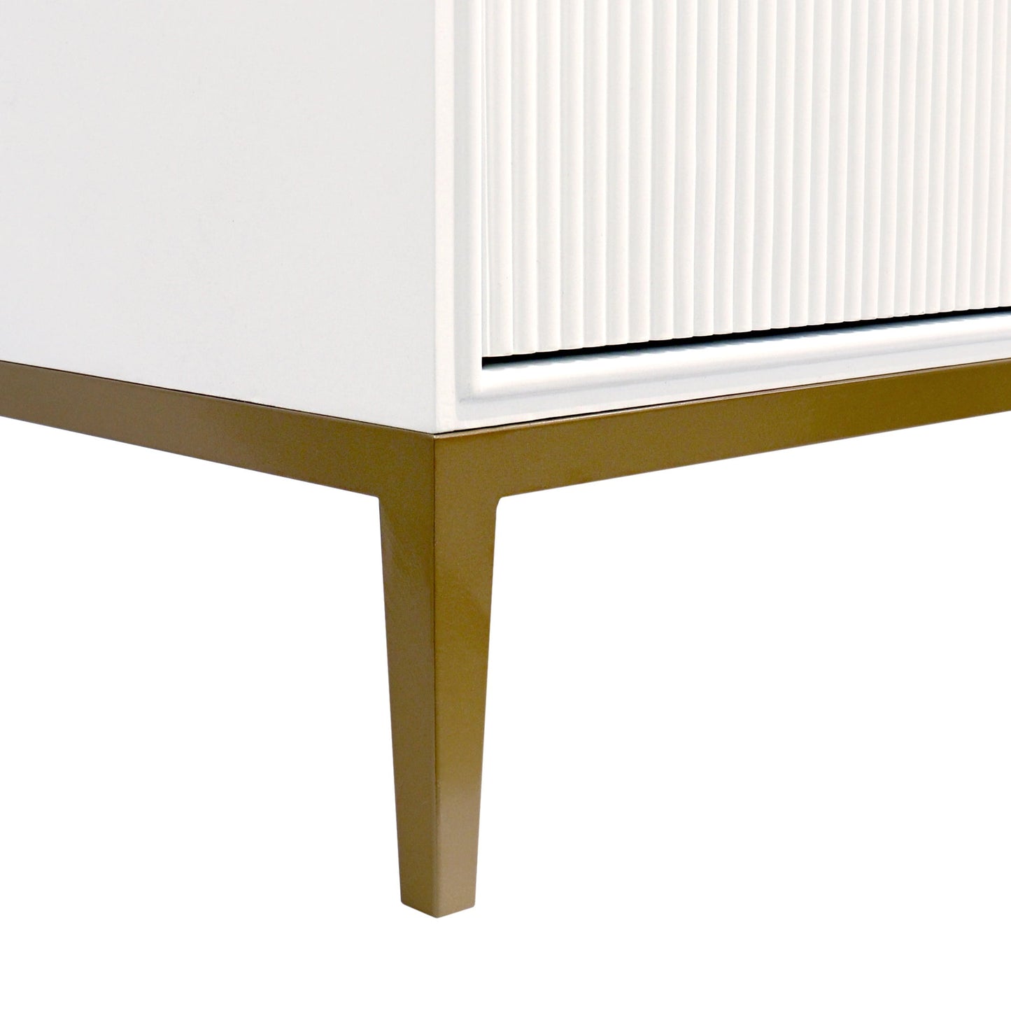 Victoria Ivory Sideboard with Bronze Metal Frame