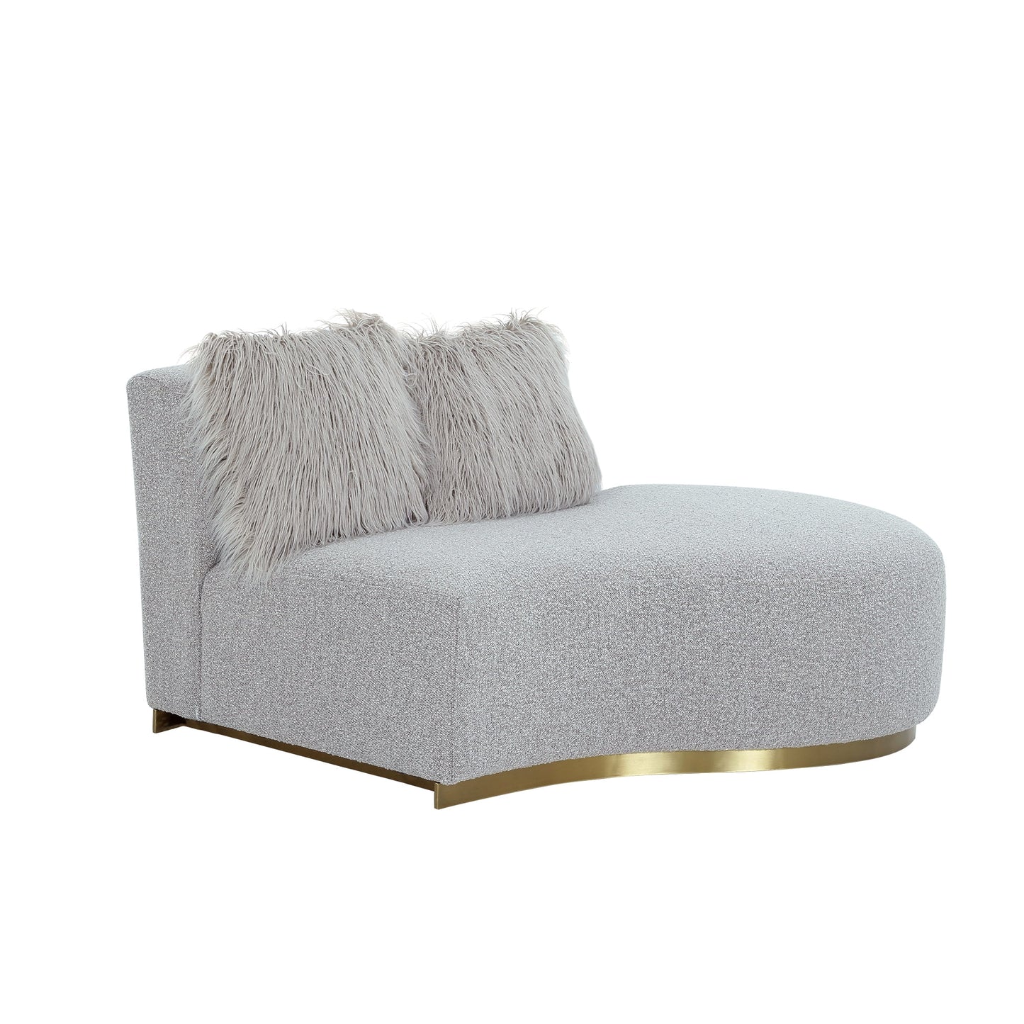 Simona Upholstered Sofa with 3 Pillows 110.6"