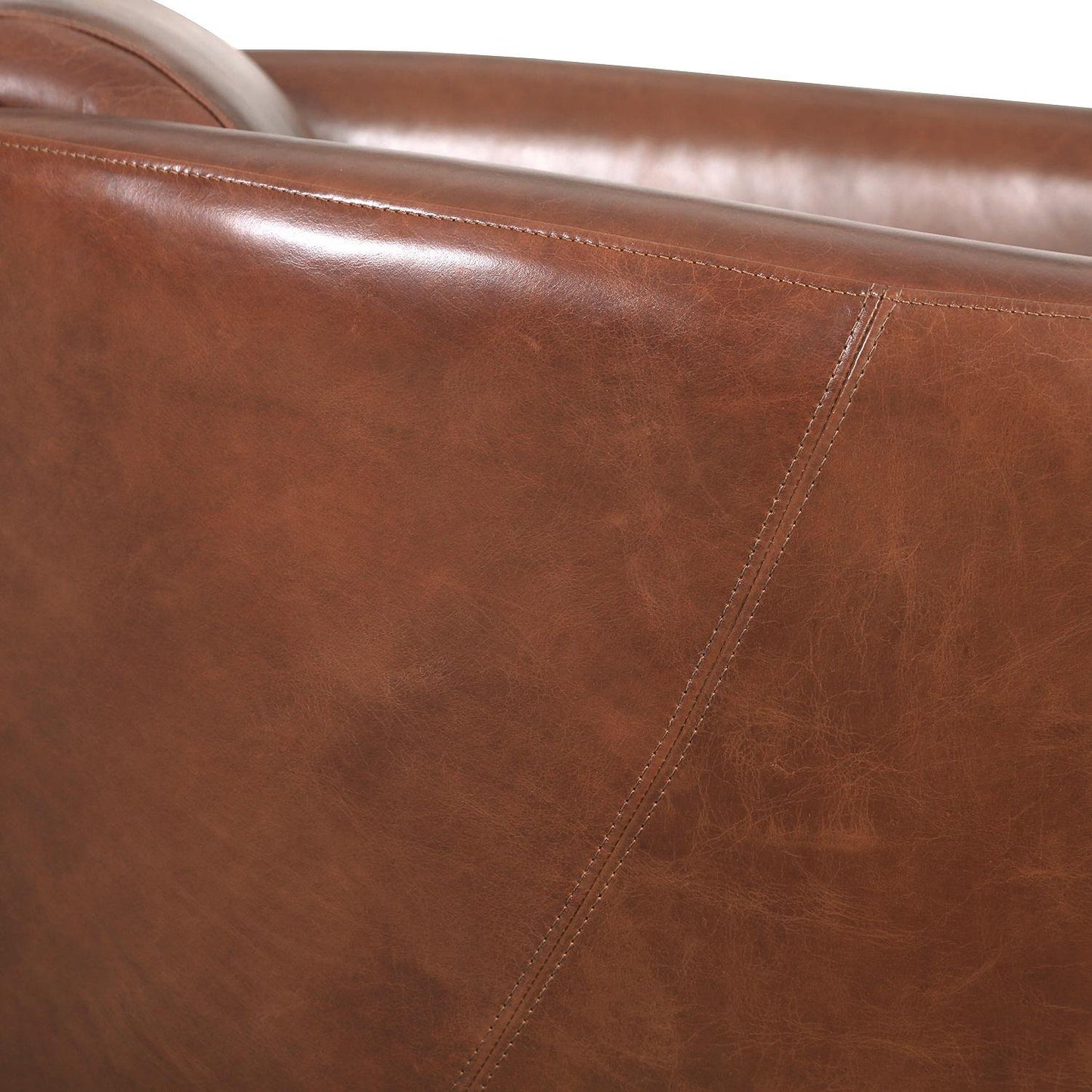 Madison Top Grain Leather Upholstered Armchair