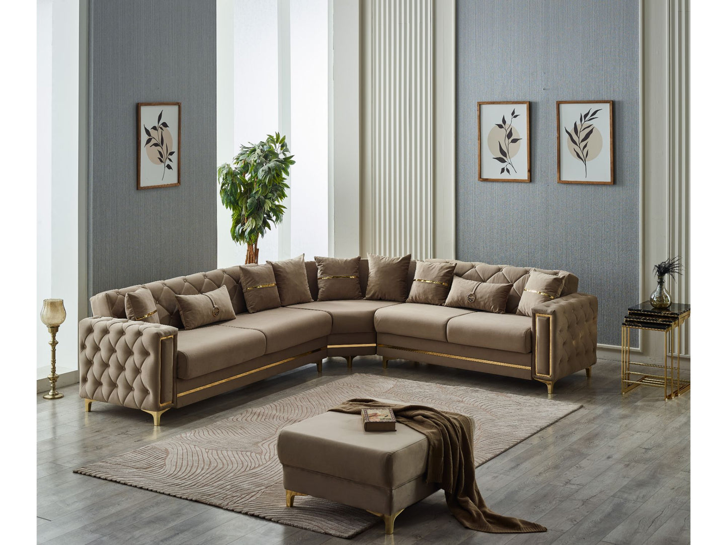 Bolivya Convertible Sectional