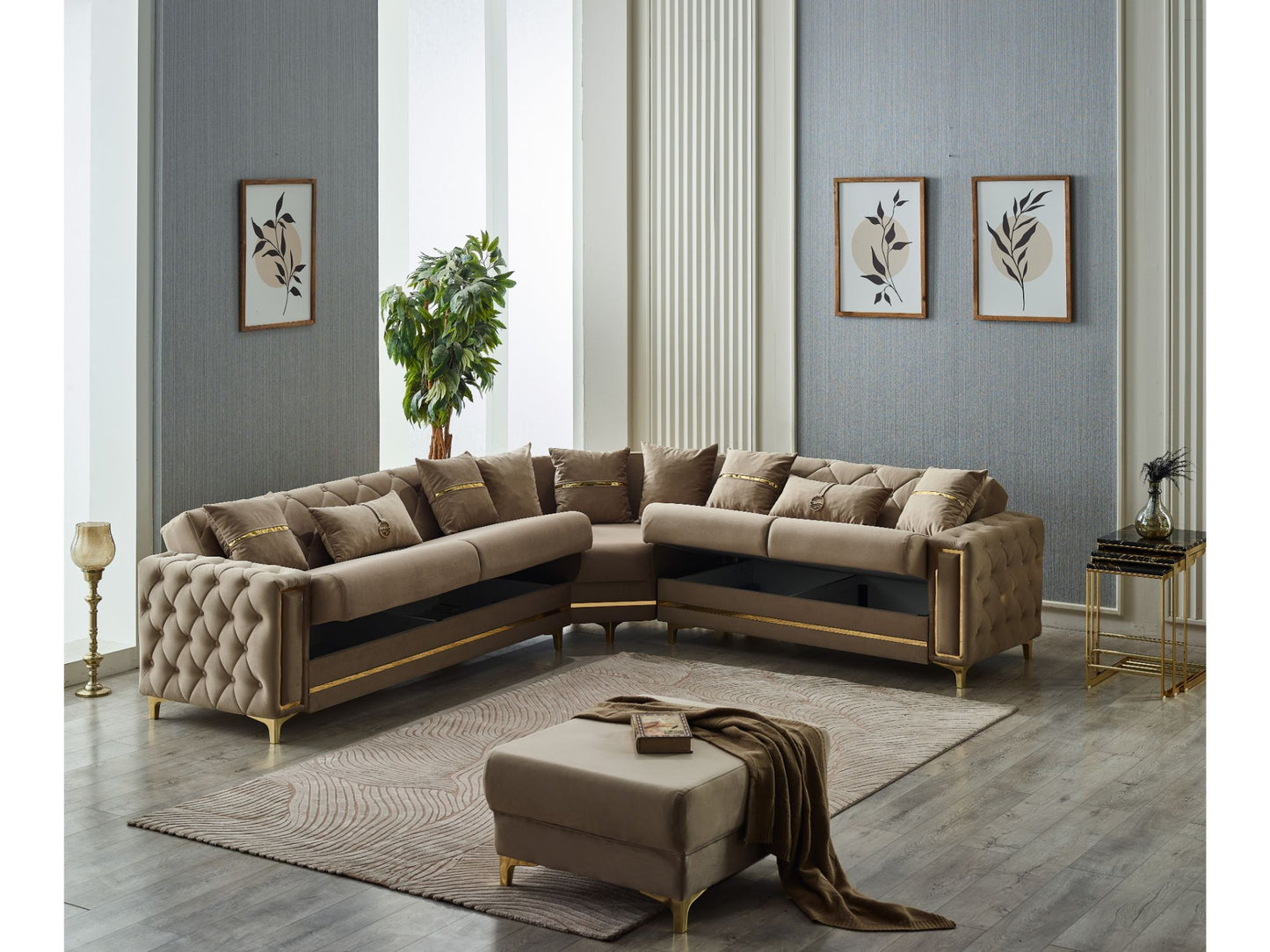 Bolivya Convertible Sectional