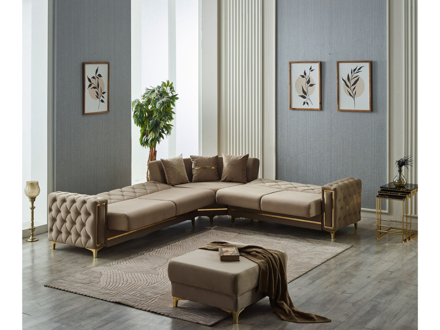 Bolivya Convertible Sectional
