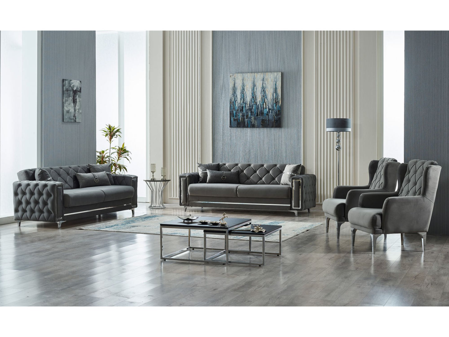 Bolivya Convertible Livingroom (2 Sofa & 2 Chair)