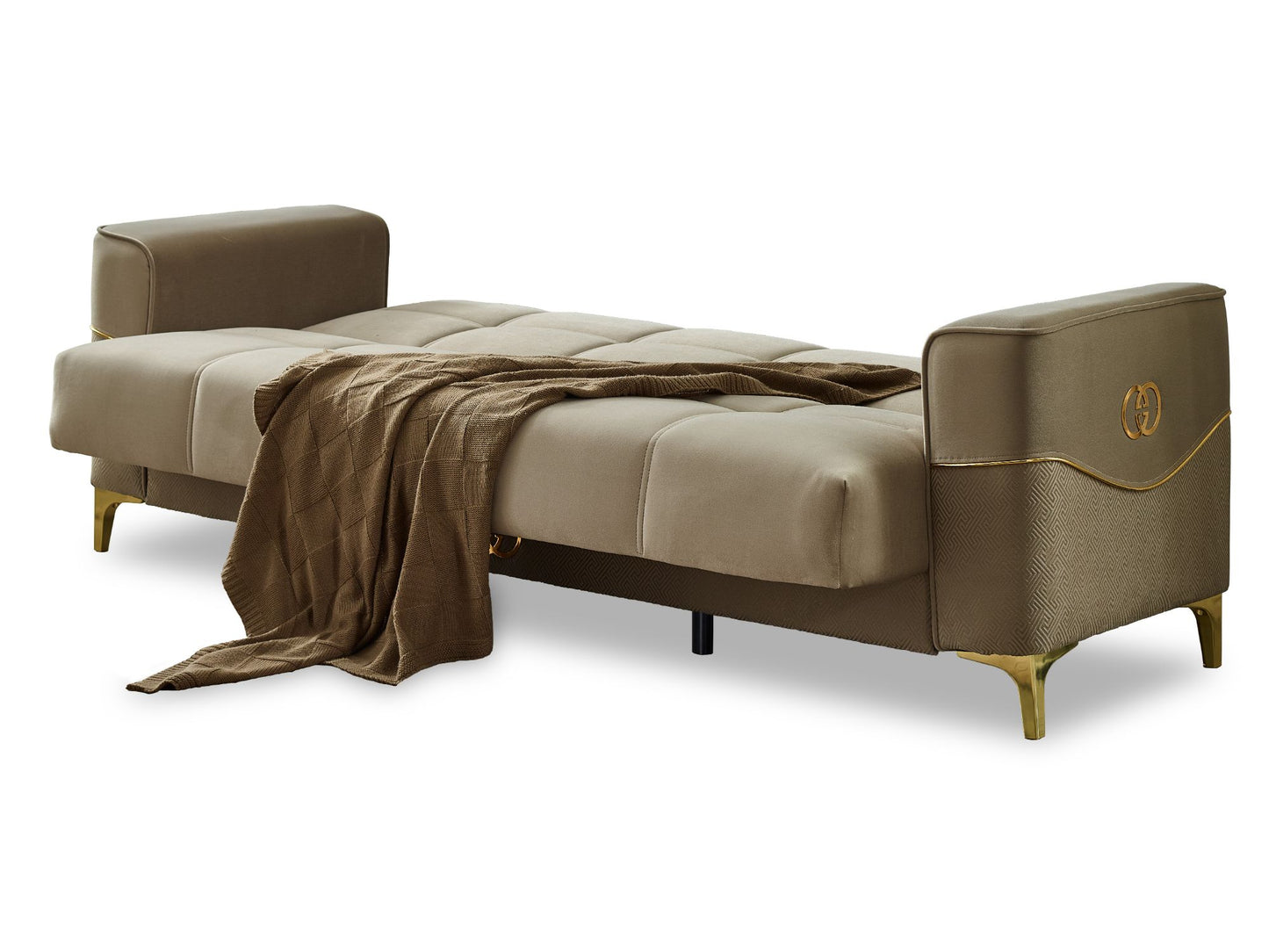 Clara Convertible Livingroom Set Beige