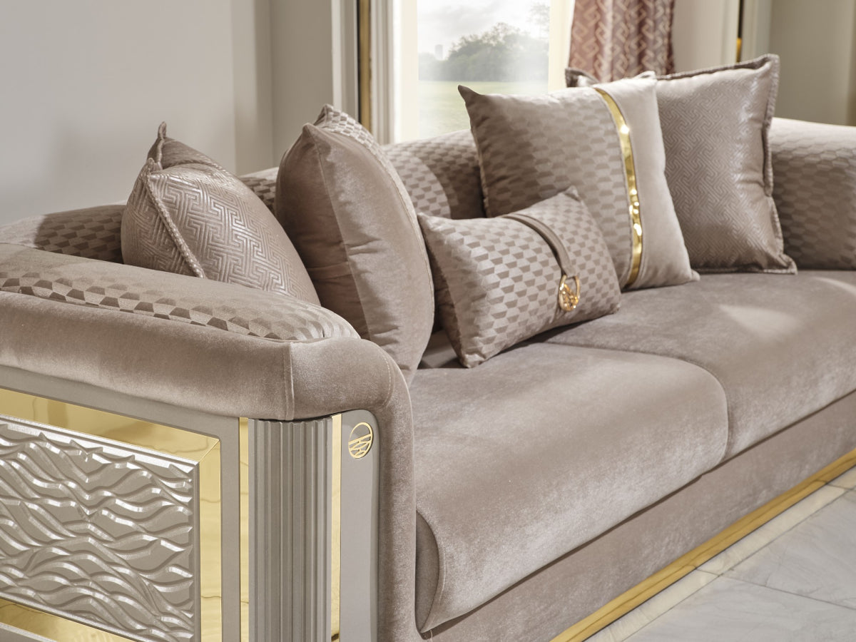 Elegance Stationary Livingroom (2 Sofa & 2 Chair)