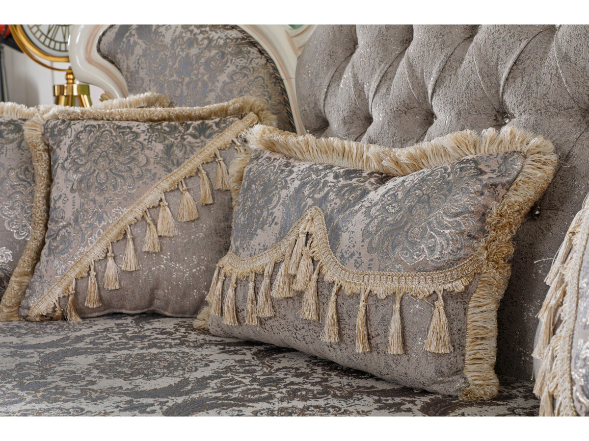 Kelebek Traditional Livingroom Loveseat Vizon
