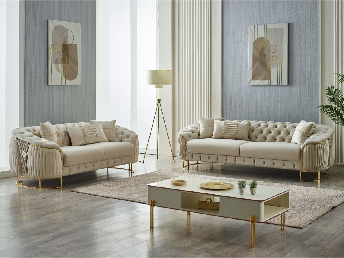 Lucas Stationary Livingroom (2 Sofa & 2 Chair)