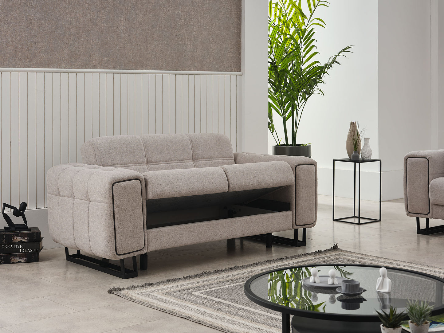 Nero Convertible Livingroom (2 Sofa & 2 Chair)
