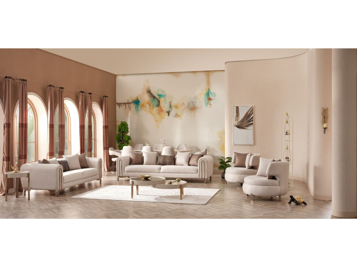 Paris Stationary Livingroom (2 Sofa & 2 Chair)