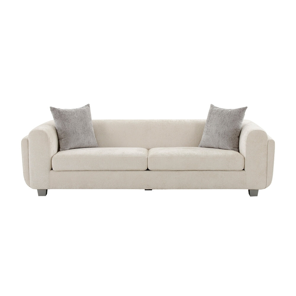 Bergamo 3 Seater Sofa with 2 Pillows W97.6"