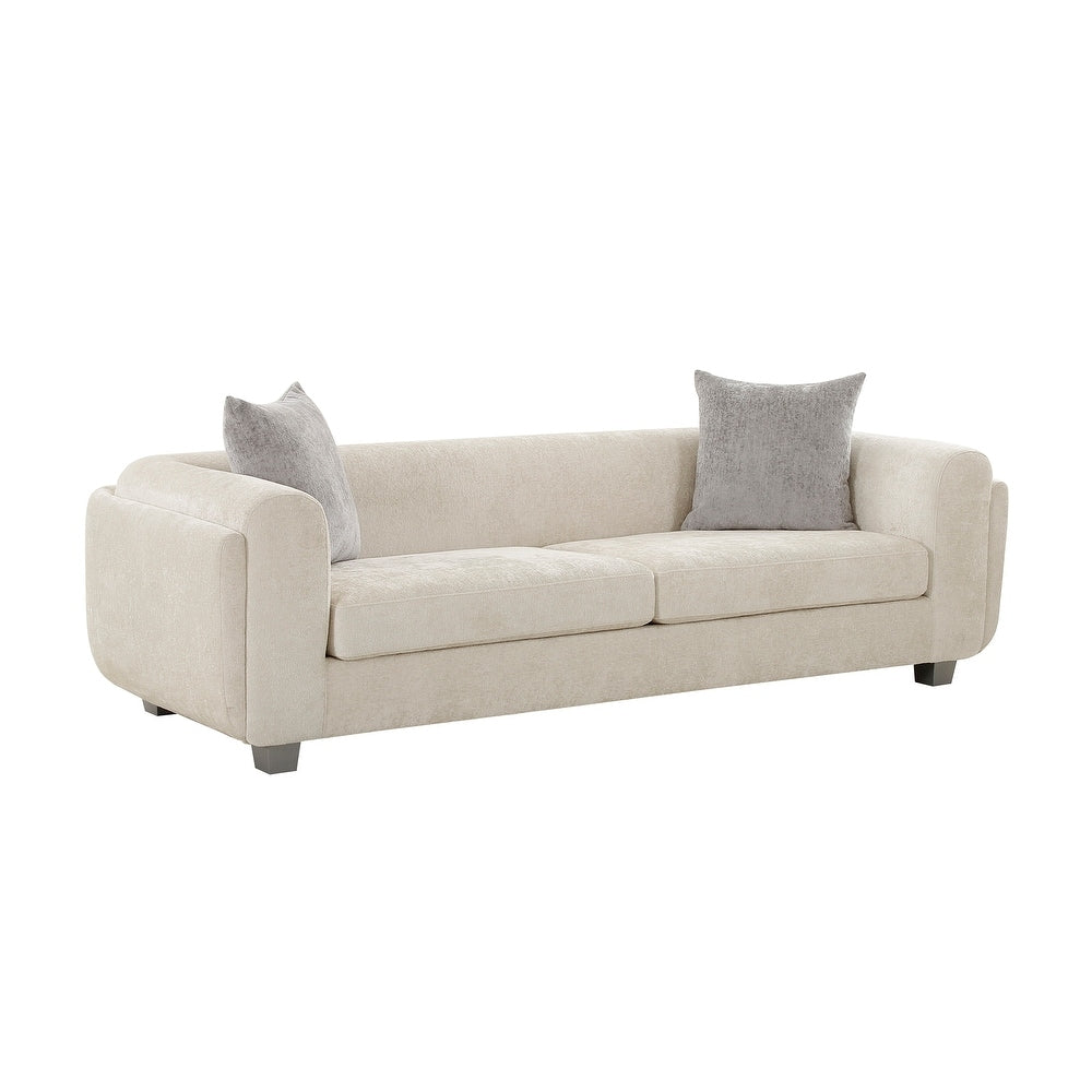 Bergamo 3 Seater Sofa with 2 Pillows W97.6"