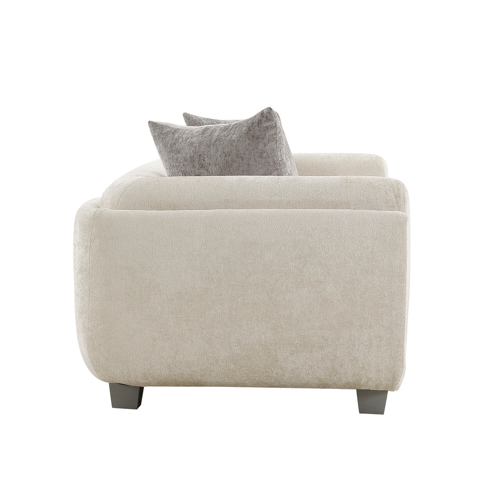 Bergamo 3 Seater Sofa with 2 Pillows W97.6"