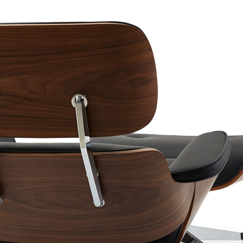 Portfino Leather Lounge Chair with Ottoman