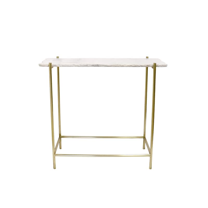 Vasto Marble & St. Steel Console Table