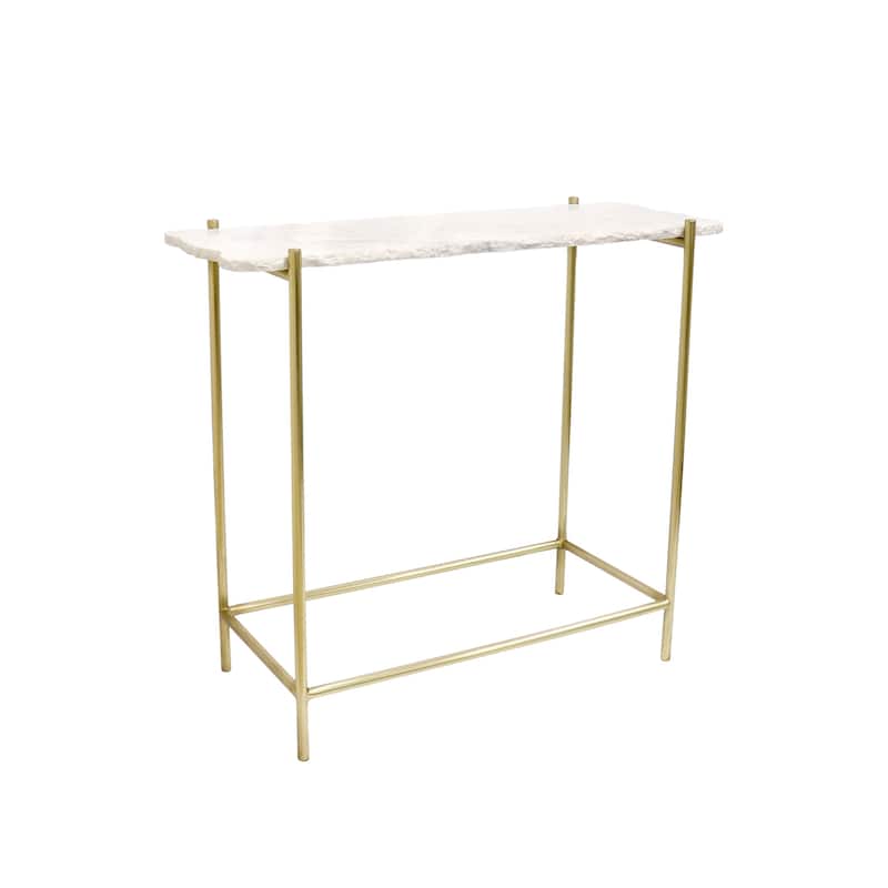 Vasto Marble & St. Steel Console Table