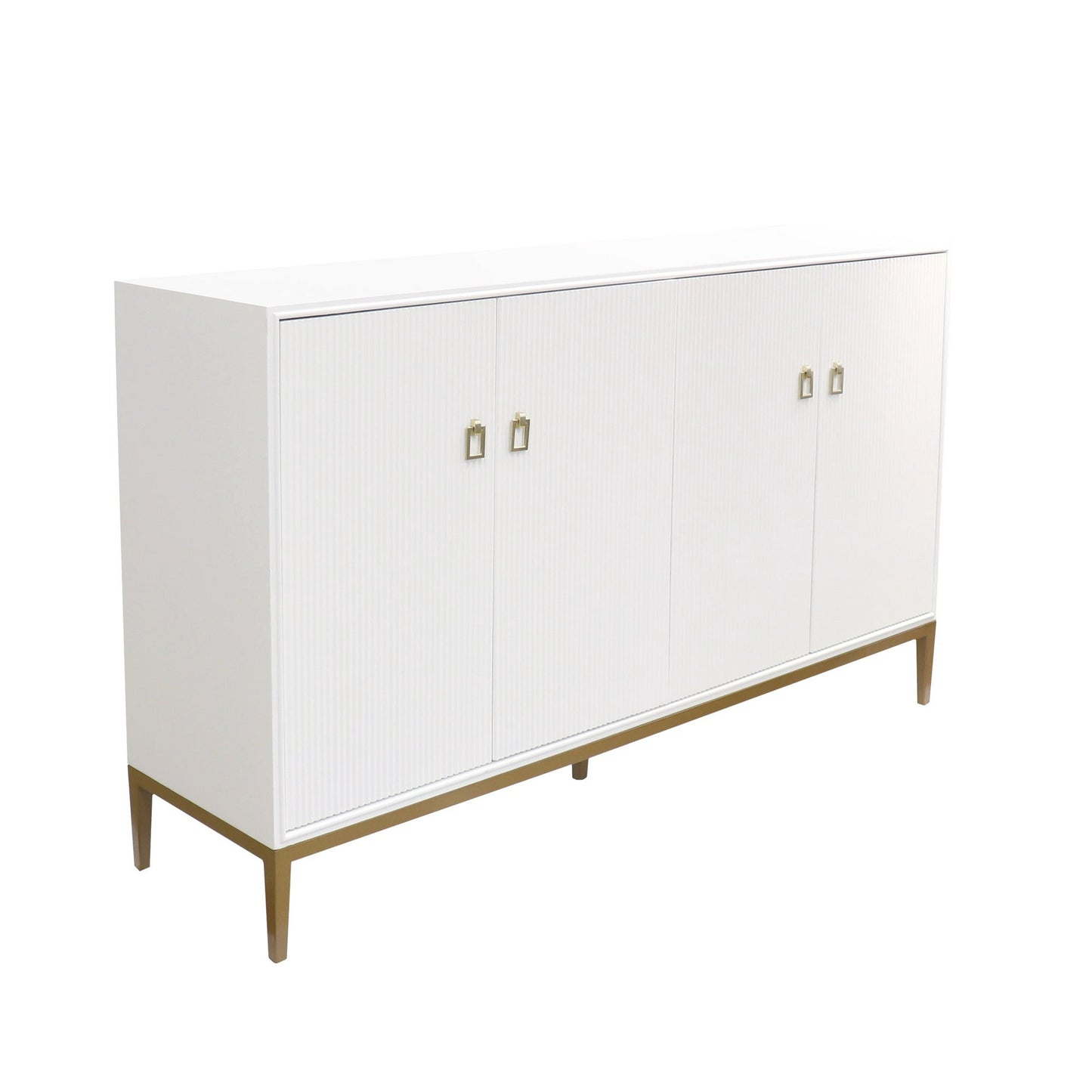 Victoria Ivory Sideboard with Bronze Metal Frame