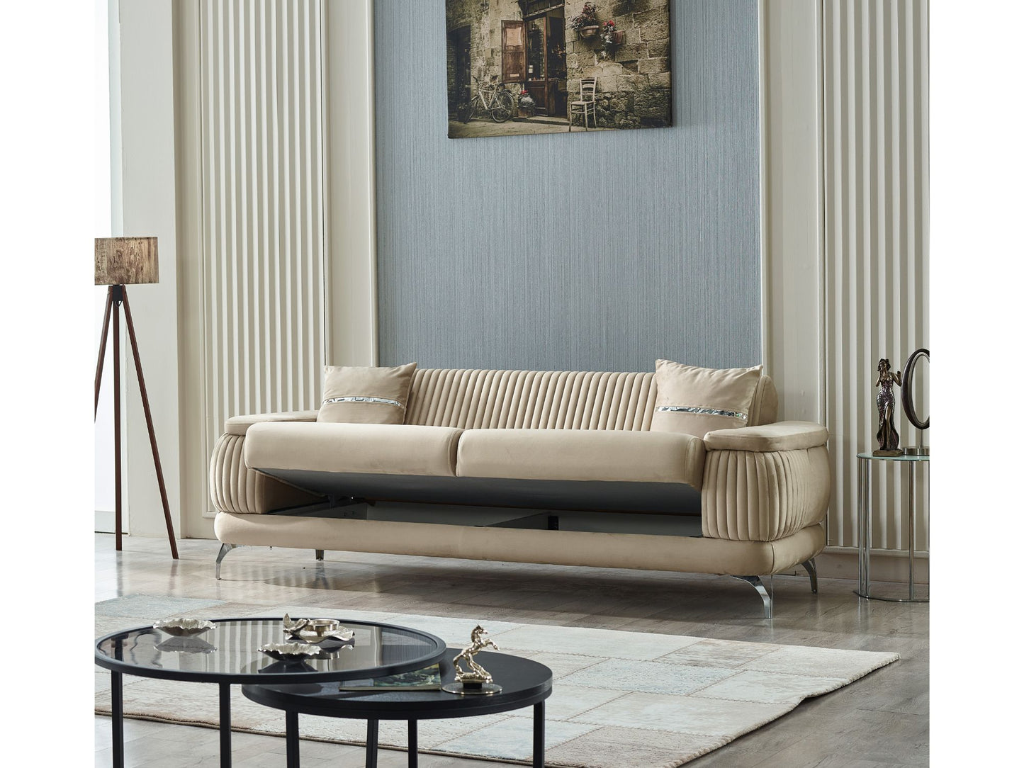 Resital Convertible Livingroom Set (2 Sofa & 2 Chair)