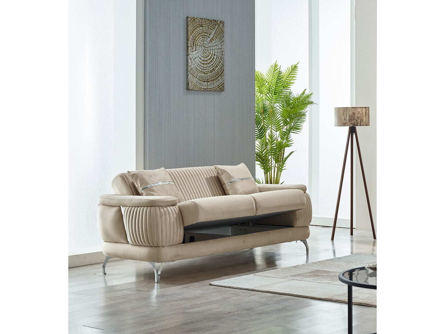 Resital Convertible Livingroom Set (2 Sofa & 2 Chair)