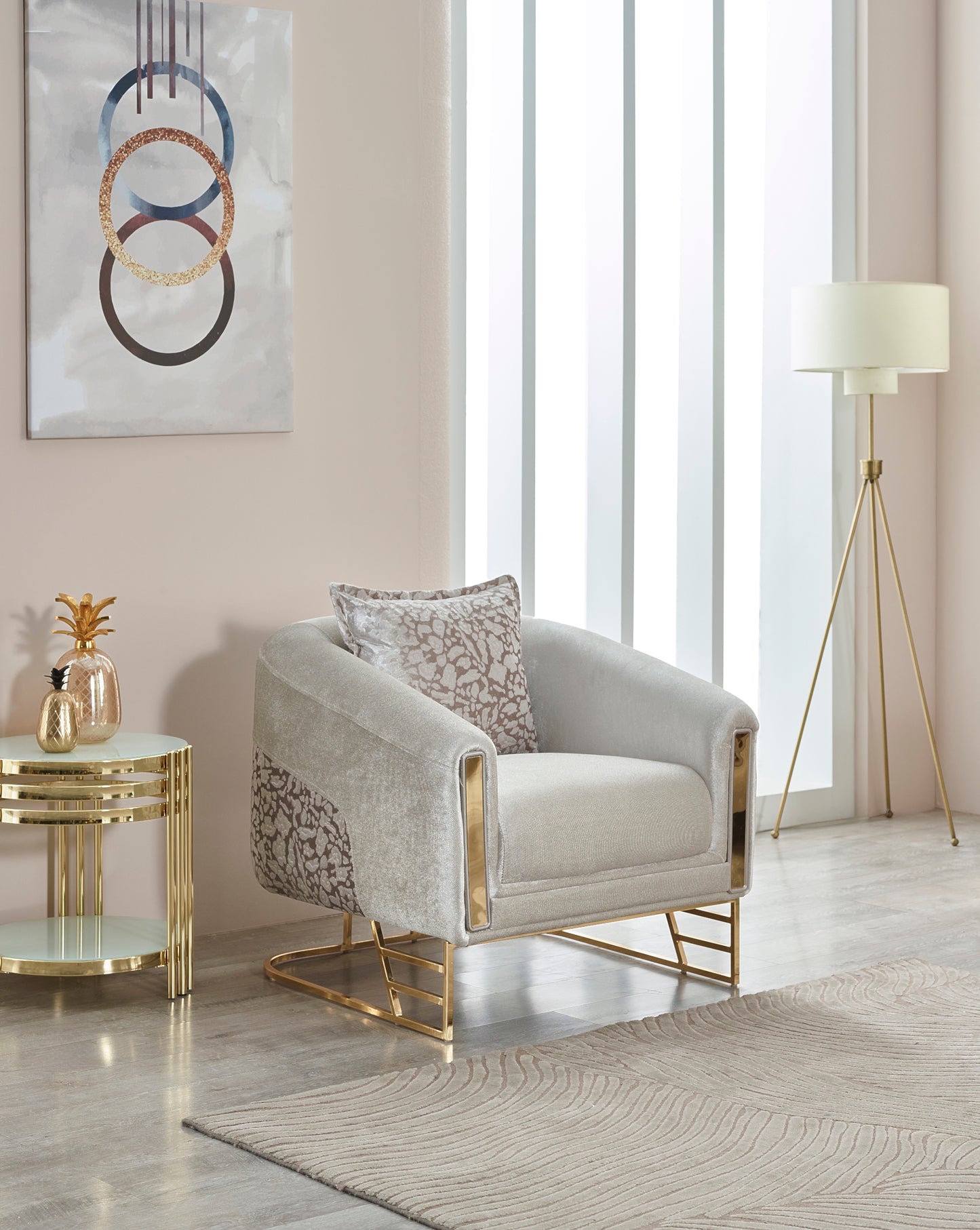 Romans Stationary Livingroom (2 Sofa & 2 Chair)
