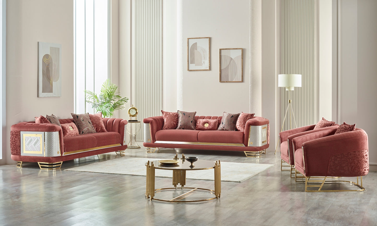 Romans Stationary Livingroom (2 Sofa & 2 Chair)