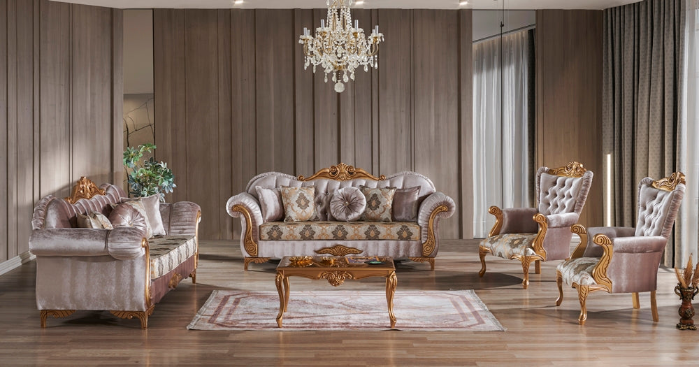 Sultan Traditional Livingroom (2 Sofa & 2 Chair)