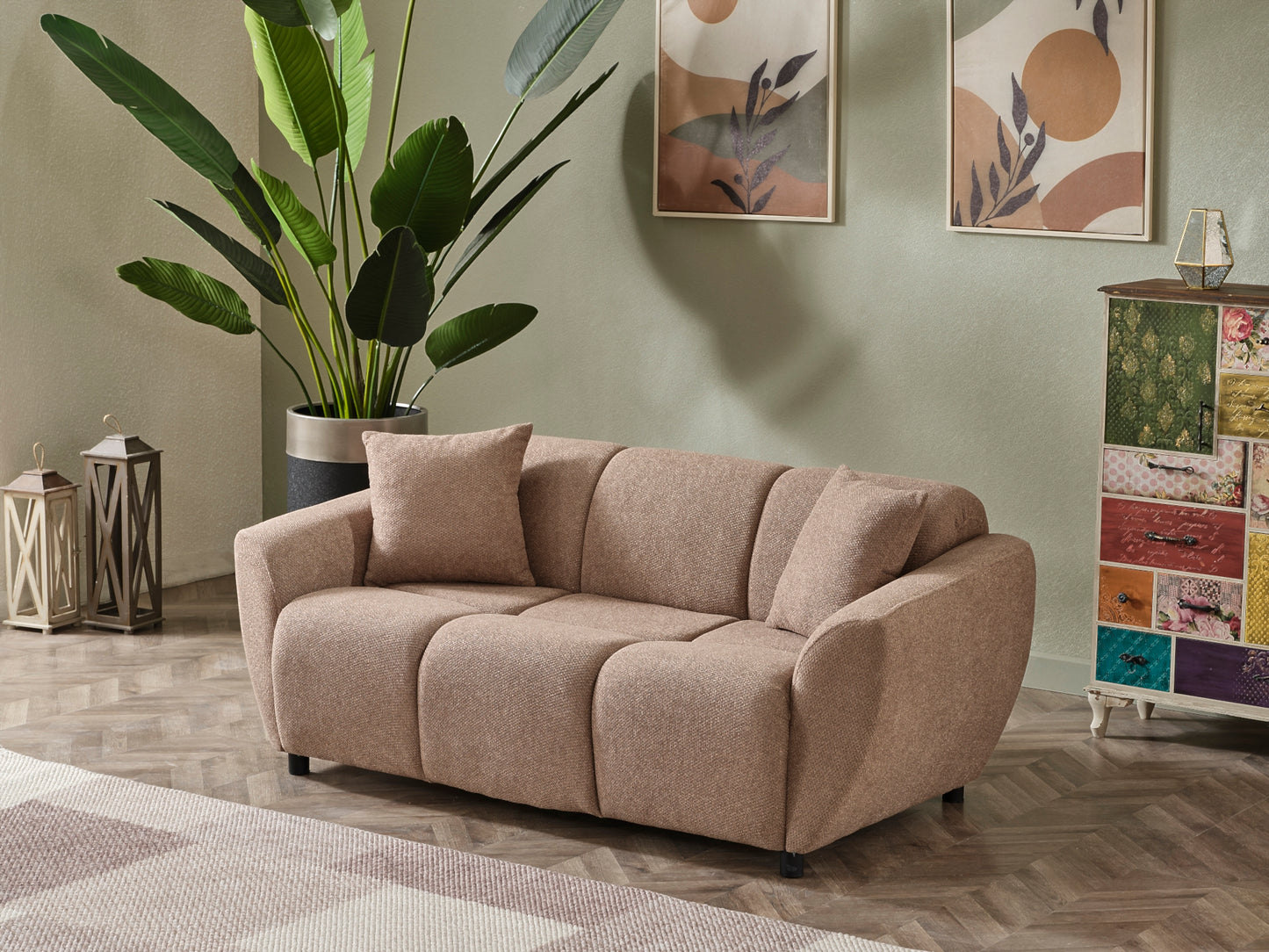 Vizyon Stationary Livingroom Set (2 Sofa & 2 Chair)