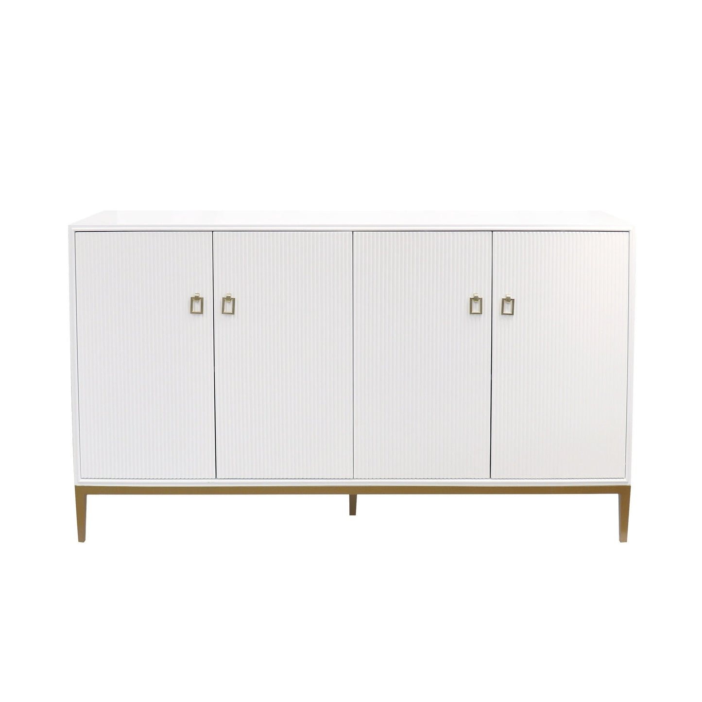 Victoria Ivory Sideboard with Bronze Metal Frame