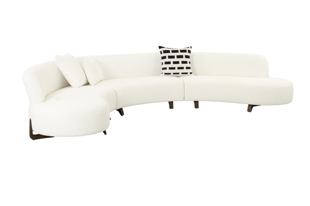 AE3809 Curved Sectional Sofa