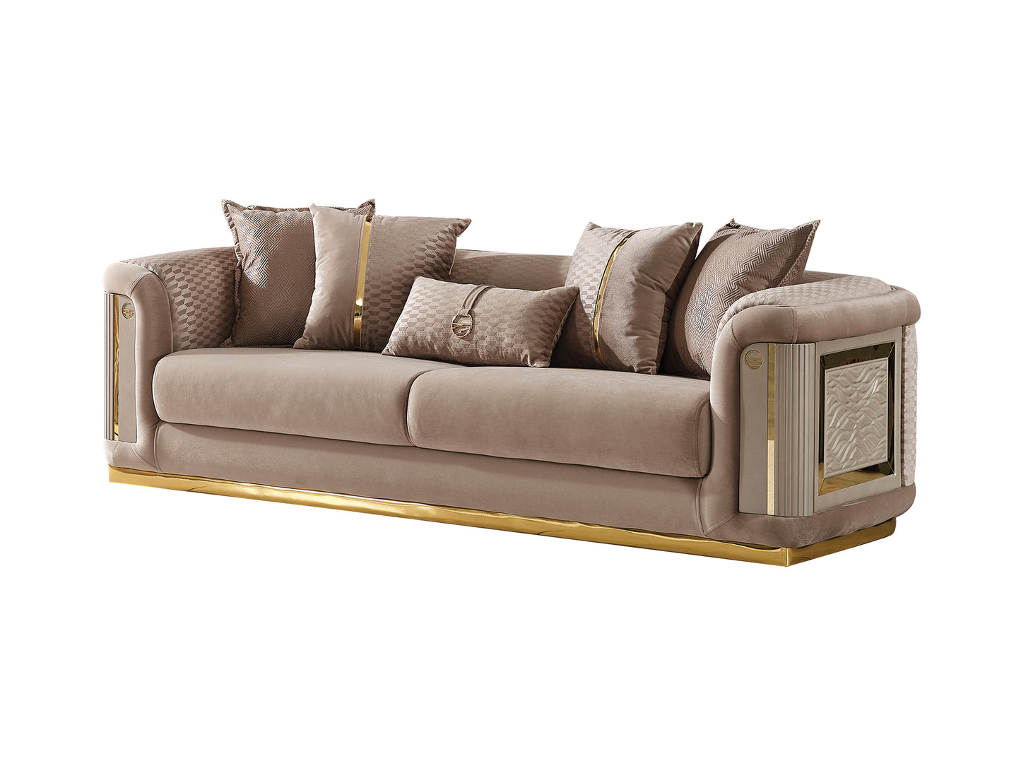 Elegance Stationary Livingroom (2 Sofa & 2 Chair)