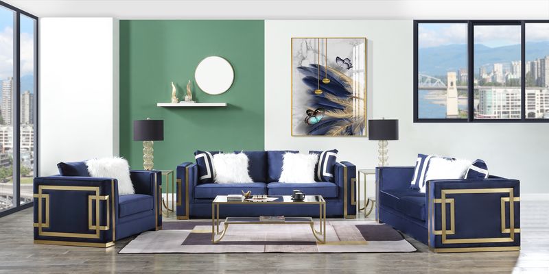 Virrux Sofa W/6 Pillows