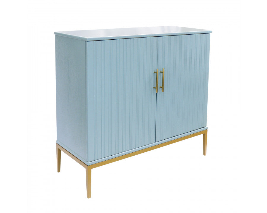Edgar Modern Cabinet Aqua/Gold